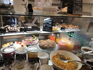 self-service for brunch (44.-/person, à discretion)  at Koivu Café  in Rapperswil-jona