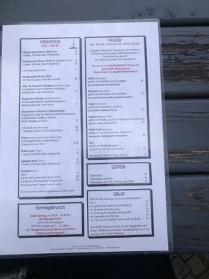 general menu  at Koivu Café  in Rapperswil-jona