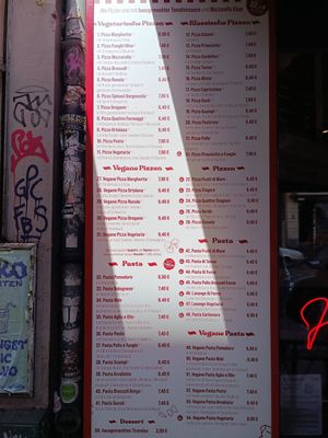 Preise, 21.08.2023 at Oregano Pizza Imbiss in Berlin