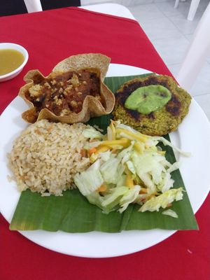 Meal of the day at Vida y Salud in Cali