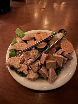 Vegan meat   at Blackpot in Santa Catarina