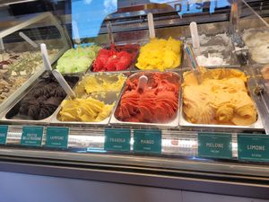 Sorbets at Paradis Gelateria in Oslo