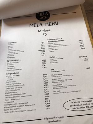 Drinks   at Mela Kaffee & Cafe in Stuttgart