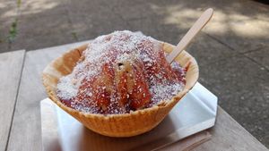 Spaghetti-Ice (undamaged) at KeQ Eismanufaktur in Hannover