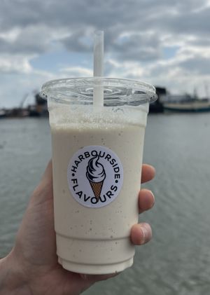 Vanilla milkshake   at Harbourside Flavours in Bridlington