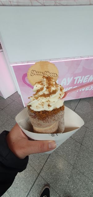 Biscoff chimney cake at YumYum in Manchester