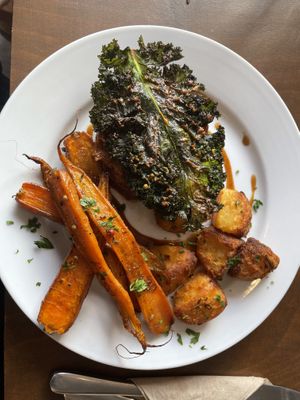 Roast dinner  at The Cooking Flea Supper Club in Bristol