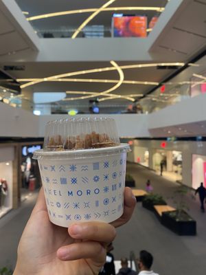 Bite Size Churros To-Go While Cruising the Mall   at Churreria El Moro - Oceania in Mexico City