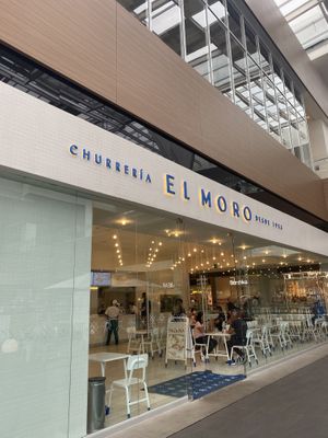 Outside of Chuerreria w/Lots of Seating! (2nd Floor)  at Churreria El Moro - Oceania in Mexico City