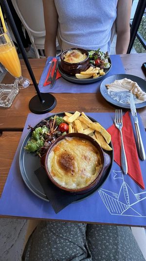 Vegan pastitio at SeaSide Restaurant in Zakynthos