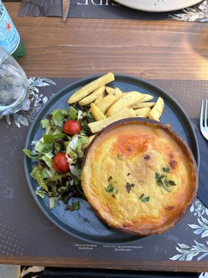 vegan Pastitsio  at SeaSide Restaurant in Zakynthos