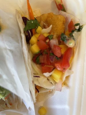 fish taco   at Tacotarian in San Diego