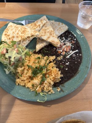 Vegan quesadilla  at Tacotarian in San Diego