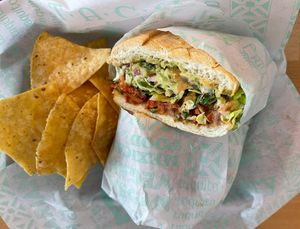 torta  #Veganuary at Tacotarian in San Diego