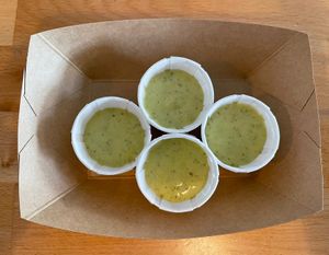 medium salsa  #Veganuary at Tacotarian in San Diego