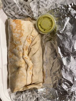 cali burrito   at Tacotarian in San Diego