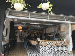 Lots of seating, and that’s just at the bar!  at Tacotarian in San Diego