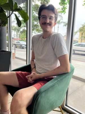 Myself  at Tacotarian in San Diego