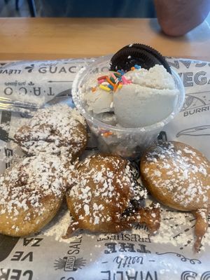 Fried Oreos   at Tacotarian in San Diego