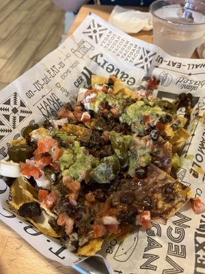 Nachos asade   at Tacotarian in San Diego