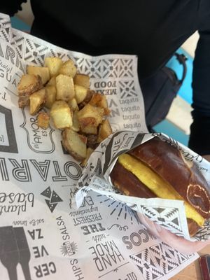 Breakfast Sammy   at Tacotarian in San Diego