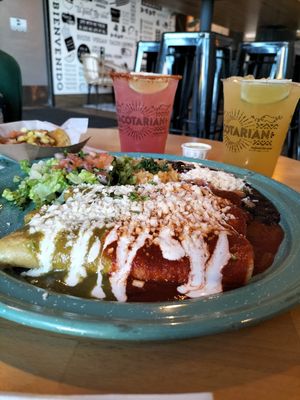 Enchiladas & mimosas at Tacotarian in San Diego