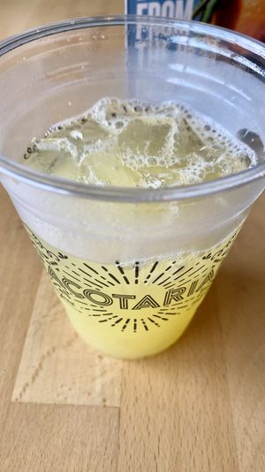 Pineapple agua fresca   at Tacotarian in San Diego