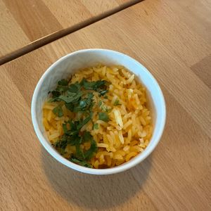 side of rice   at Tacotarian in San Diego