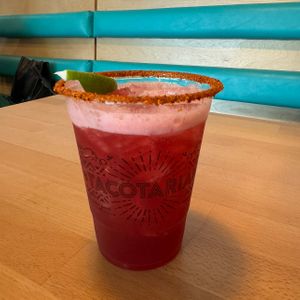hibiscus margarita  at Tacotarian in San Diego