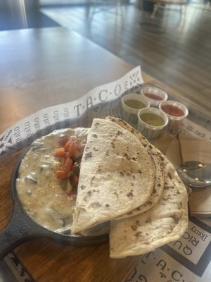 Queso  at Tacotarian in San Diego