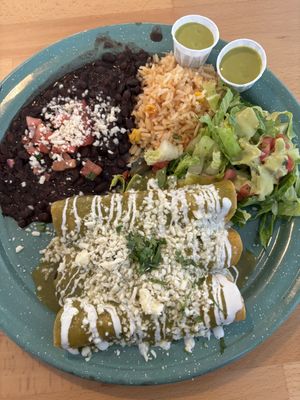 Enchiladas  at Tacotarian in San Diego