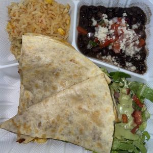 quesadilla with al pastor  at Tacotarian in San Diego