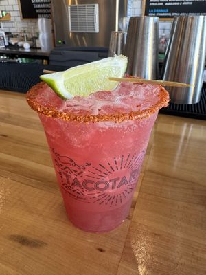 Hibiscus Margarita   at Tacotarian in San Diego