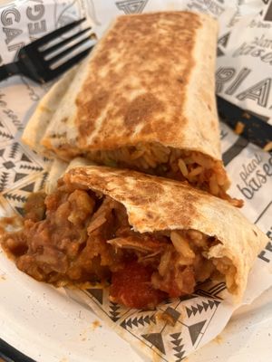 Burrito with Barbacoa   at Tacotarian in San Diego
