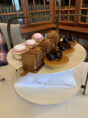 vegan tea pastries  at The Library At County Hall in South East London