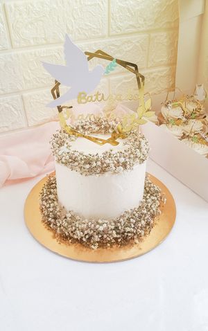 Bolo de batismo vegan at You Can Be Vegetarian in Samora Correia