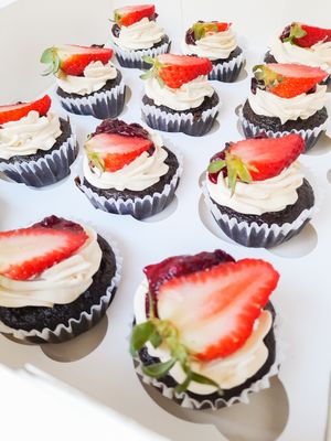 Cupcakes vegan at You Can Be Vegetarian in Samora Correia