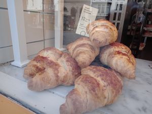 Raspberry crossiants 🥐  at The Cornish Bakery in Keswick