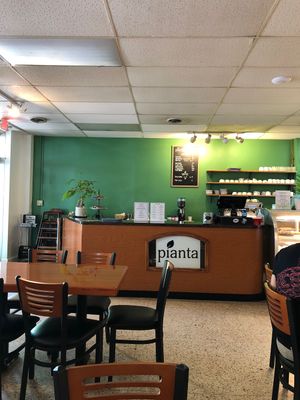 inside view  at Pianta at the New Deal Cafe in Greenbelt