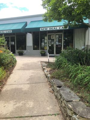 Back door  at Pianta at the New Deal Cafe in Greenbelt