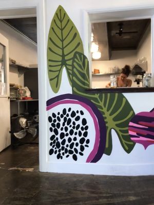 The kitchen. Place orders here    at Plant Based Paradise - Kaimuki in Honolulu