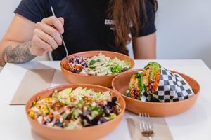 Salads and wraps oh my! at Plant Based Paradise - Kaimuki in Honolulu