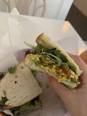 Big breakfast sandwich   at Plant Based Paradise - Kaimuki in Honolulu