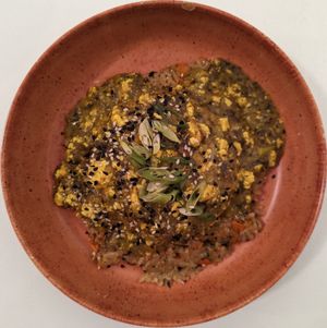 Da Fried Rice Loco Moco at Plant Based Paradise - Kaimuki in Honolulu