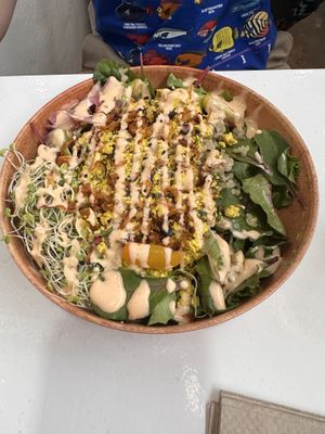 Breakfast bowl minus the avocado   at Plant Based Paradise - Kaimuki in Honolulu