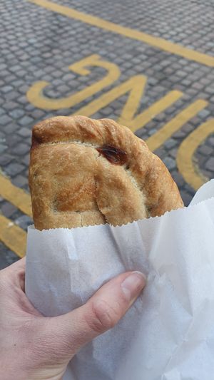 Veggie pasty at The Pasty Shop in London