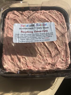 Vegan Cake at Sweet and Natural in Mount Rainier