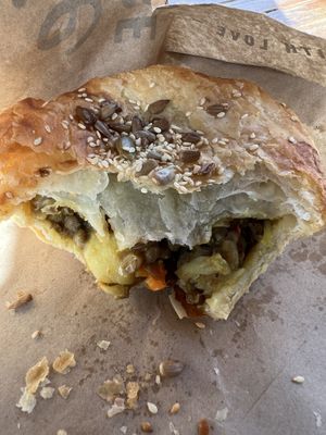 Lentil pie   at The Fairlie Bakehouse in Fairlie