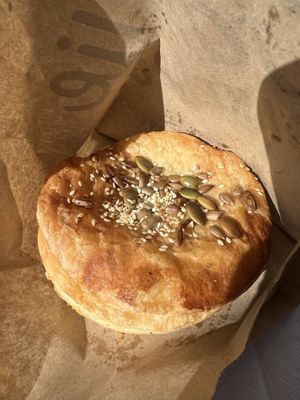 Lentil pie  at The Fairlie Bakehouse in Fairlie