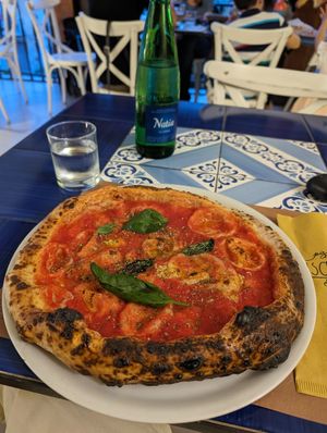Location, Service and Pizza simply amazing! at Pizzaria Criscemunno in Salerno